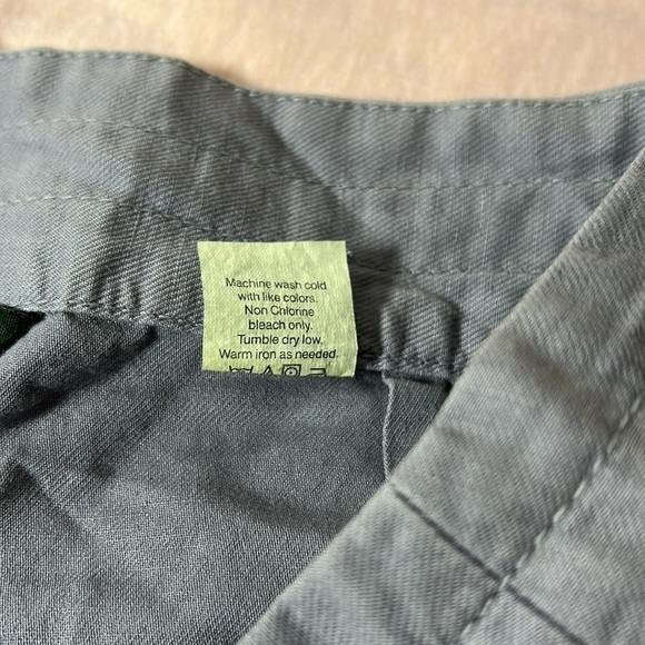 J. CREW FACTORY Heather Purple/Gray Linen Shorts Size 4 - Picture 4 of 5